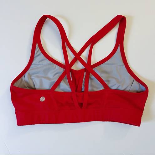 Zella  Activewear strappy red sports bra