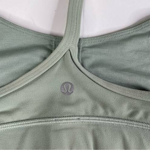 Lululemon  Yoga Flow Y Bra Nulu Fabric Light Support Size 6