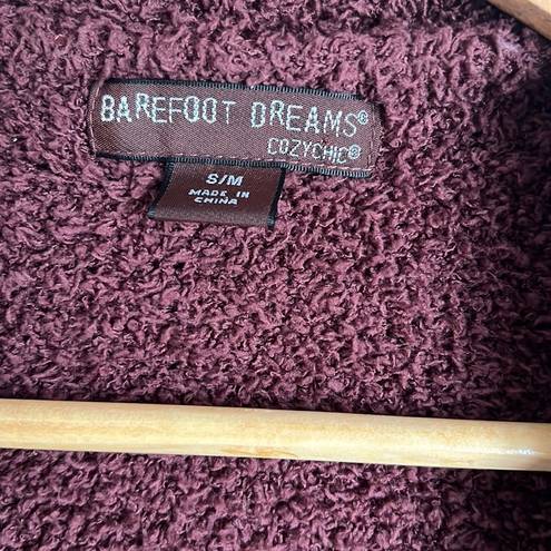 Barefoot Dreams  Cozychic So-Cal Cardigan Sweater Open Front Pocket Oversized