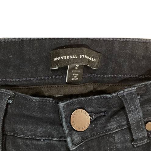 Universal Standard | Seine Midrise Dark Indigo Skinny Jeans | Size 2 (fits 4)