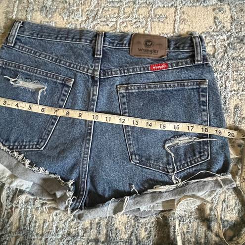 Wrangler Vintage Distressed Jean Shorts