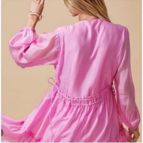 The Moon Day +  Pink Ruffle Dress(Size Medium)