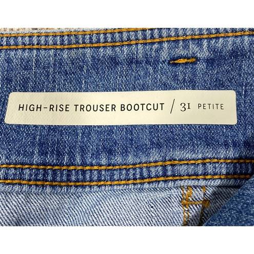 Pilcro  Jeans Size 31P High Rise Bootcut Trouser Light Stretch Anthropologie NEW!