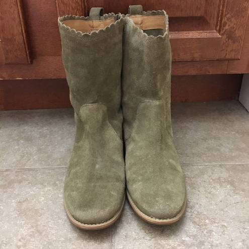 Jack Rogers  Carly Mid Calf Seude Boots