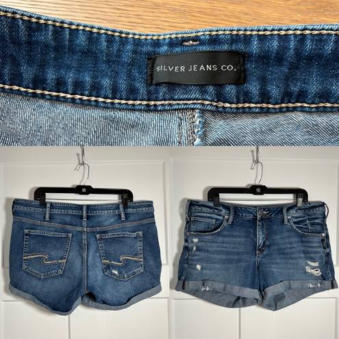 Silver Jeans Women’s size 16 Silver jean shorts, boyfriend shorts