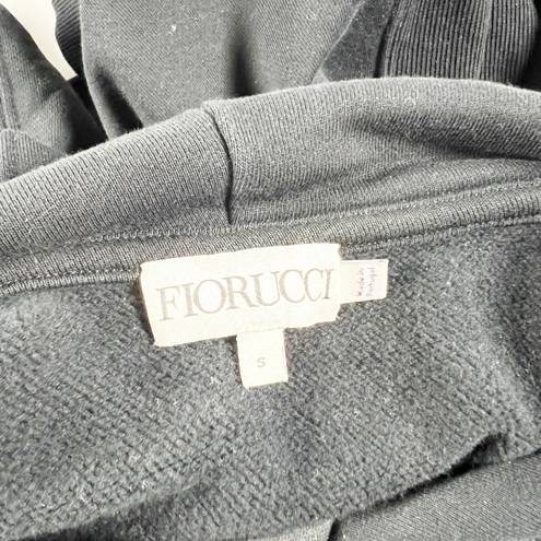 Fiorucci  Equipe Graphic Logo Cotton Fleece Lined Pullover Hoodie Sweatshirt S