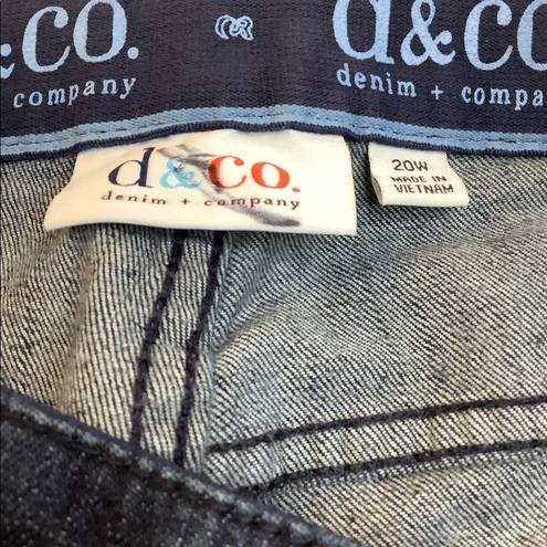 d &  QVC‎ company jeans boot cut size 20