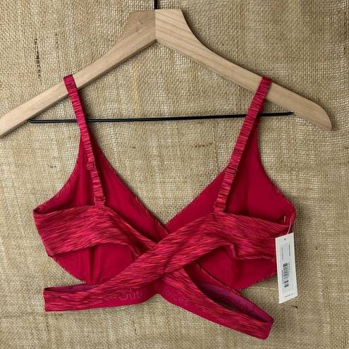 Outdoor Voices  Flow Low Coverage Bra “Rose Garden” Size Medium NWT