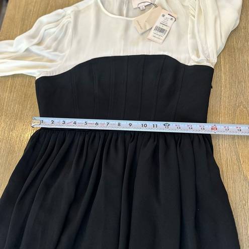 Cinq à Sept  Annika Long Sleeve Pleated Dress size 8