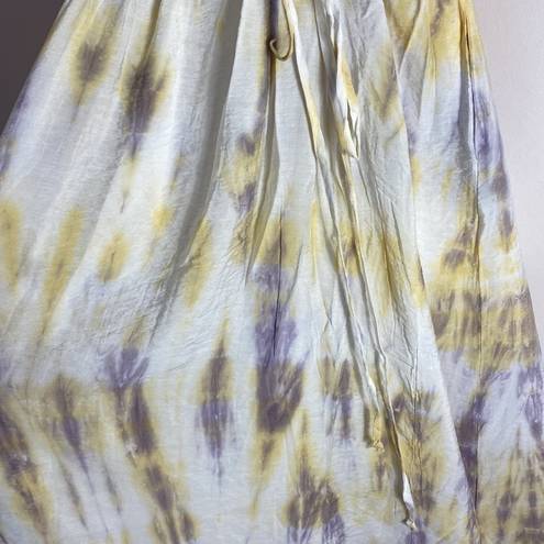 Young Fabulous and Broke  Derby purple and yellow tie dye dress small NWT