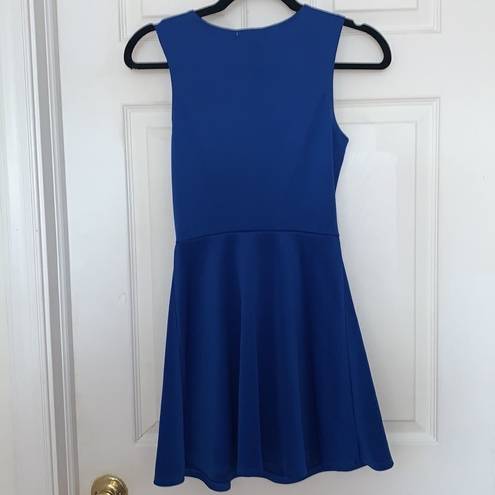 L8ter  blue flared dress 