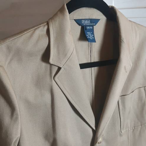 Polo  Ralph Lauren Tan Cotton Blazer