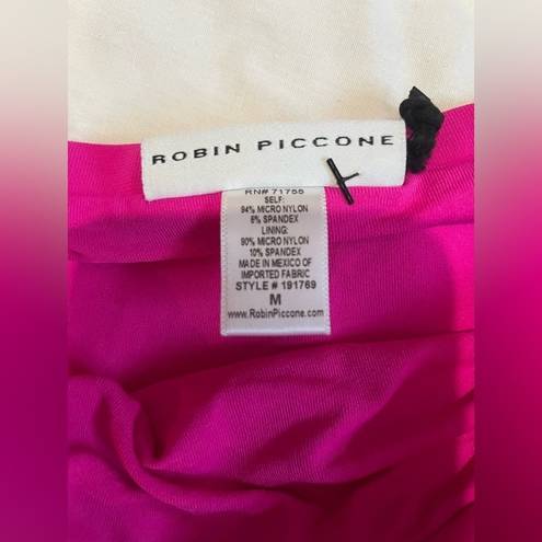 Robin Piccone  Ava High Waist Bottom Pink Medium NWOT