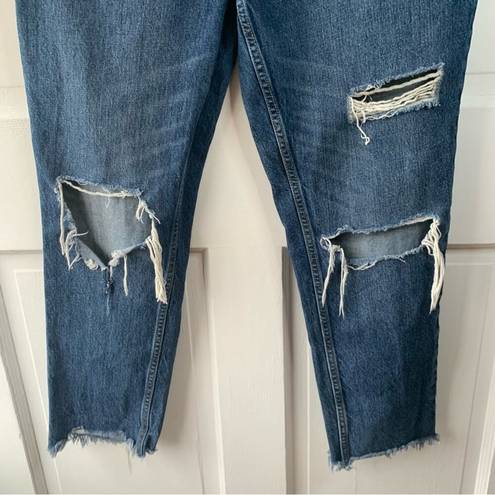 Abercrombie & Fitch Girlfriend Distressed Jeans