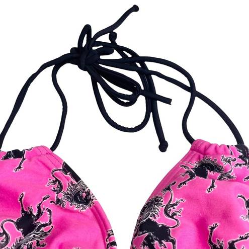 Joe Boxer new  ☼ Unicorn Print 2 Piece String Bikini Set ☼ Hot Pink ☼ Size XS