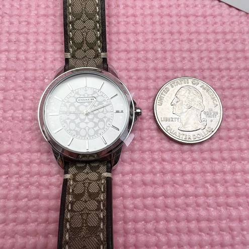 Coach  Classic Signature White Dial Ladies Watch New in Box