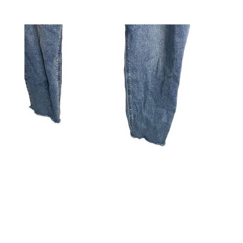 Old Navy  Jeans Womens 18 Blue Denim ROCKSTAR Super Skinny Mid Rise Raw Hem