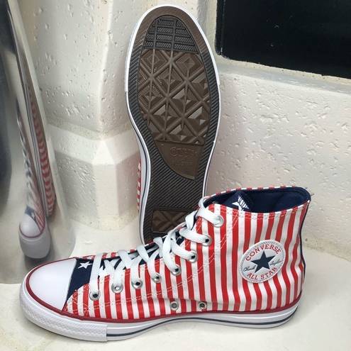 Converse  All Star High Top patriotic Sneaker sz 10.5