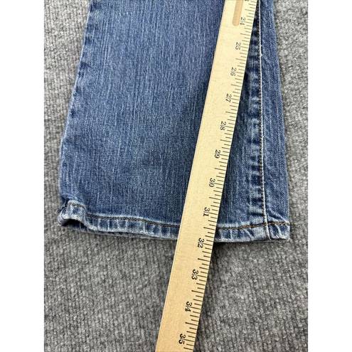 Polo  Ralph Lauren Jeans Women 30" Tall Flared Blue Denim Zip Fly Mid Rise Pocket