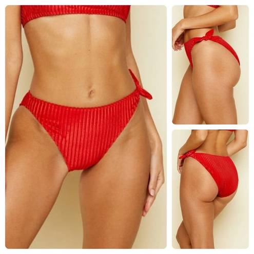 Dippin Daisy’s Swimwear DIPPIN DAISYS Revibe Red velvet Zen Astro 2 pc swimsuit bikini NEW Size small