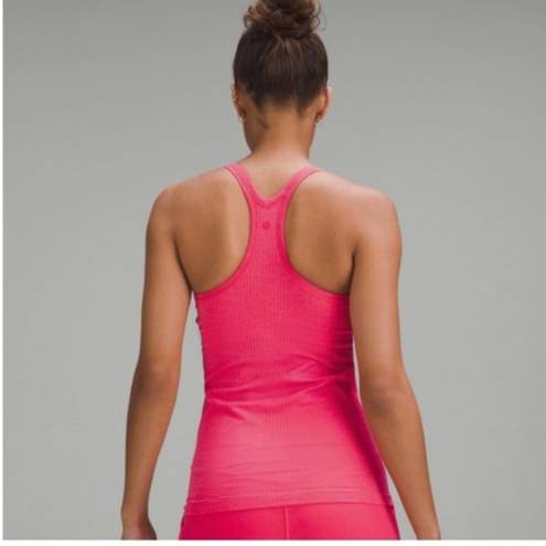 Lululemon  Women’s Ebb to Street Tank Hot Pink Barbiecore Racerback Sz 10