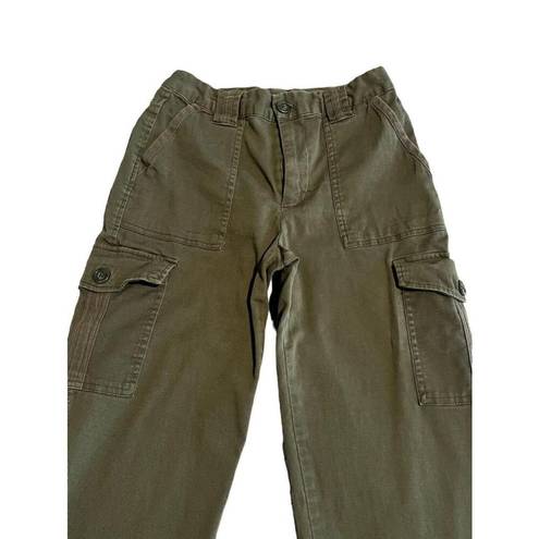 Rewind  Cargo Pants Womens Size 3 Juniors 26w Army Green Full Length Trousers