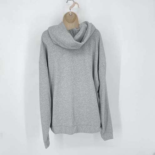 Naked Wardrobe  Gray Soft Pullover Hoodie NEW Womens Sz 1X style NW-T4322-N