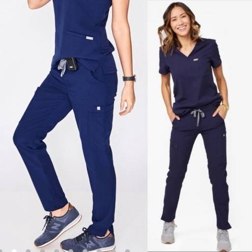 FIGS  scrubs navy blue technical collection pants