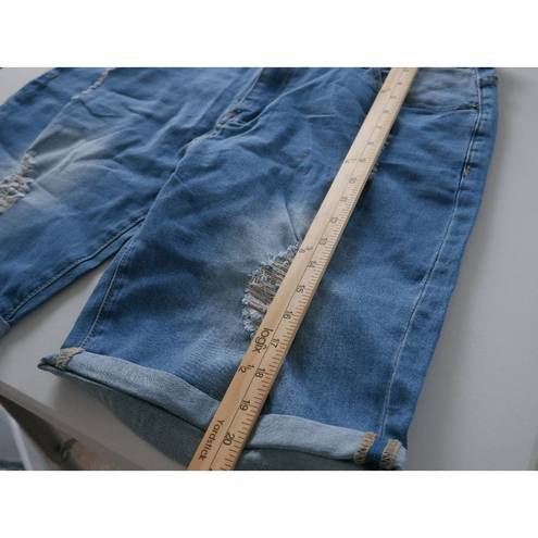 Bermuda Blue Faded Denim  Shorts M