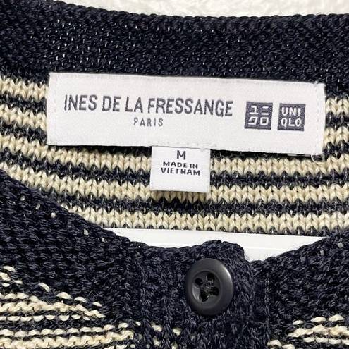 Uniqlo Ines De La Fressangel for  Blue Cream Cardigan