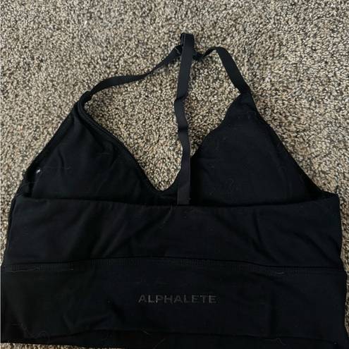 Alphalete Black  sports bra