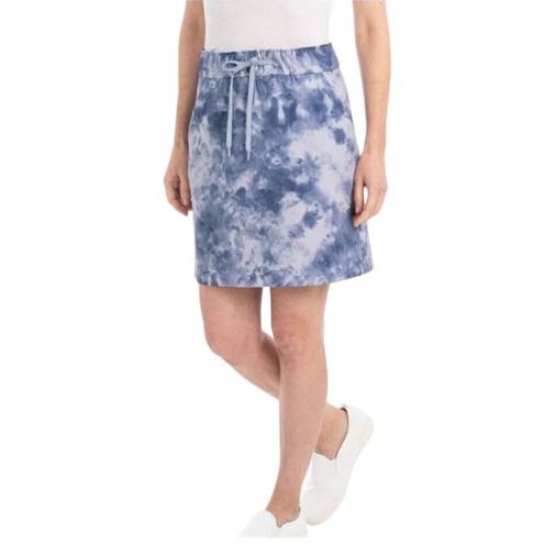 Hilary Radley  Women’s Pull-on Skirt, Periwinkle Combo, Size Large NWOT