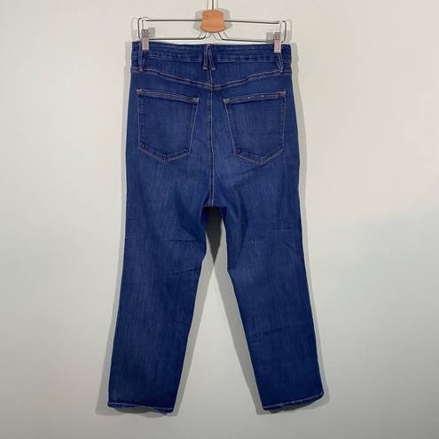 Good American  Women's Blue Classic High Rise Straight Leg Jeans Size 15