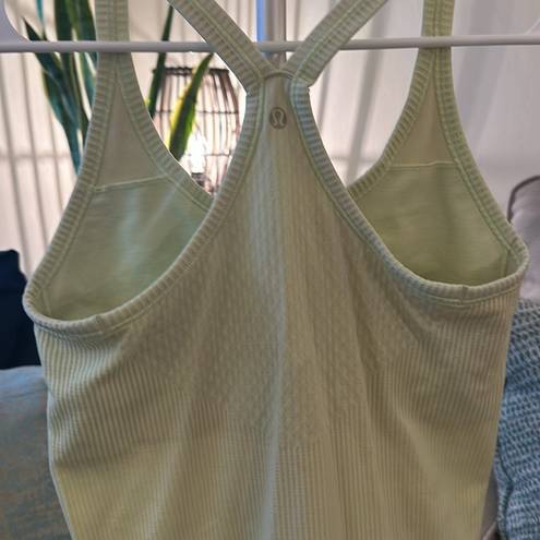 Lululemon  Ebb to Street Tank Cut the inside band of sown in bra 3 times size 8