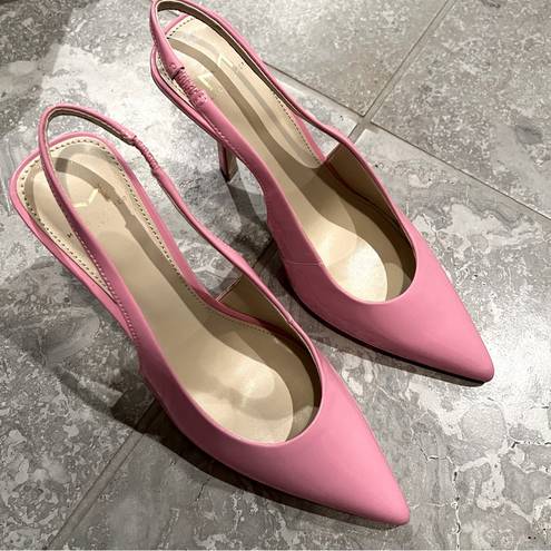 Marc Fisher LTD Emalyn Slingback Pumps in Medium Pink, Size 8 (Sold Out) $140