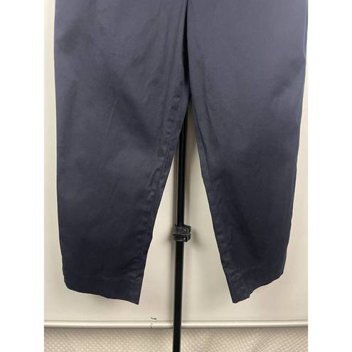 Talbots  Indigo Blue Women’s Straight Leg Mid-Rise Perfect Crop Pants Size 10P