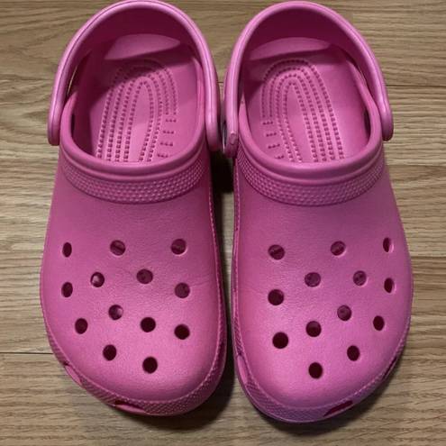 Crocs  Women's Pink Classic Clog Mens 5/ Womens 7