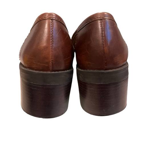 MIA Vintage  90’s/ Y2K Leather Chunky Heel Loafers, Sz 8.5