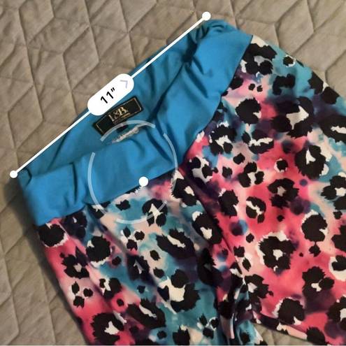 Lucky and Blessed  Leopard Multi-Color leggings size Small workout activewear pants