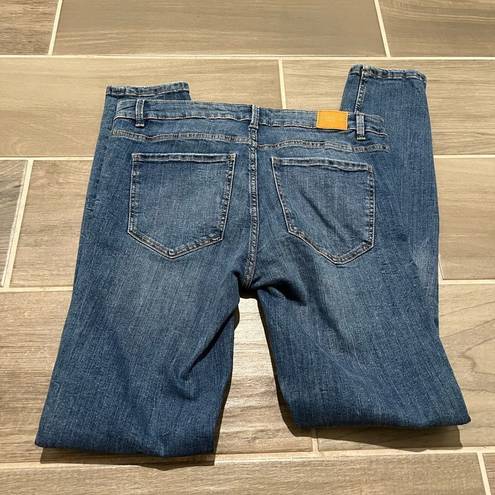 ZARA  trafuluc denim skinny jeans size 6 distressed