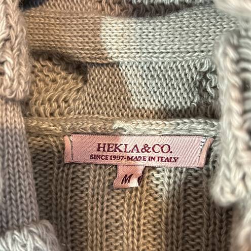 Krass&co HEKLA & . Women’s Wool Blend  Open Front Cardigan Size Med-VGUC