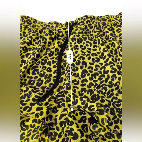 Good American  Sun beam leopard print athletic shorts Size 4 (XL Extra large)