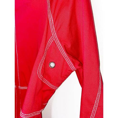 Oleg Cassini  Sport Women’s Red Jacket Size Medium