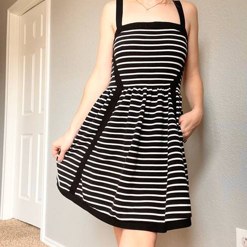 Juicy Couture  Striped Black and White Mink Dress