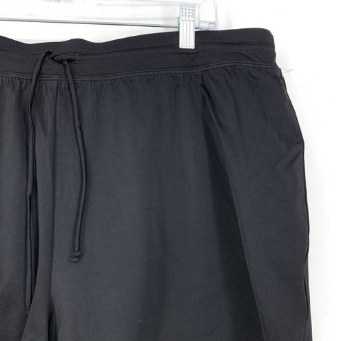 Cacique Swim By  Shorts Women's Size 20 Drawstring Swim Black NEW