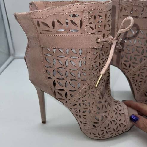 Shoedazzle  Mischa Laser Cut Bootie