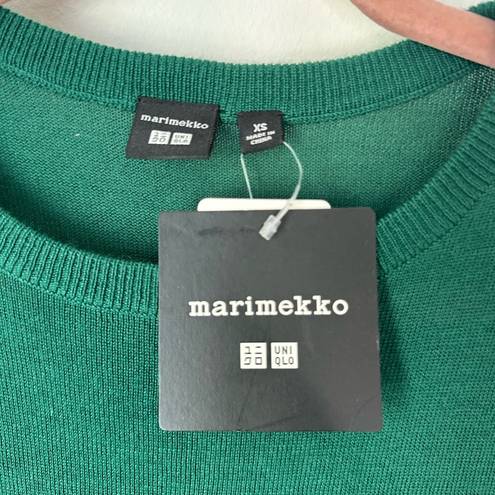 Uniqlo  x Marimekko Women Merino-Blend A-Line Dress Green Size XS