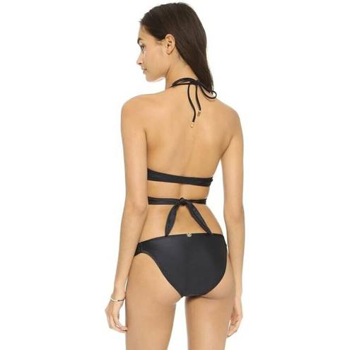 Vix Paula Hermanny  NWT Middle Loop Wrap Halter Bikini Top Size Large