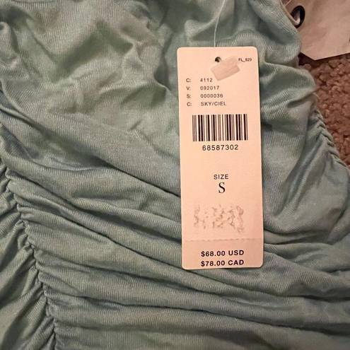 Pilcro NWT  Anthropologie Ruched Reversible Tank in Blue Green Size  Small