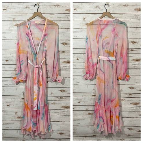 Rococo  Sand Davina Robe Dress - Pink Multi - XS